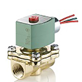 LEAD FREE BRASS 3/4&quot; 120V SOLENOID, UP TO 180F